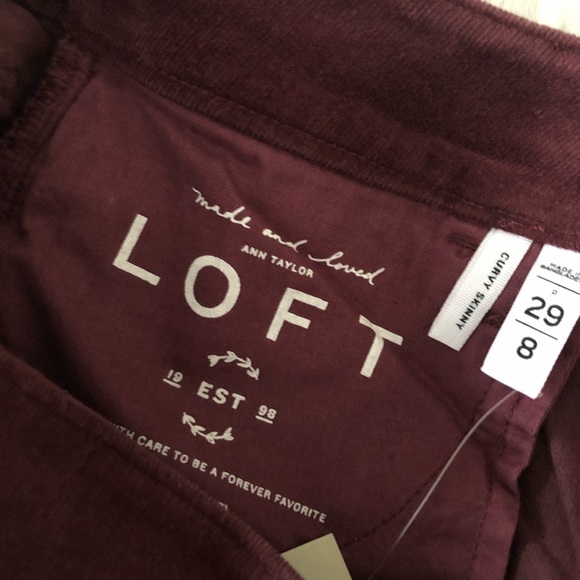 LOFT Curvy Skinny Corduroy Pants - Picture 11 of 16